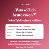 ZYKLORA – Was soll ich heute essen? Deine Zyklusphase weiß es.